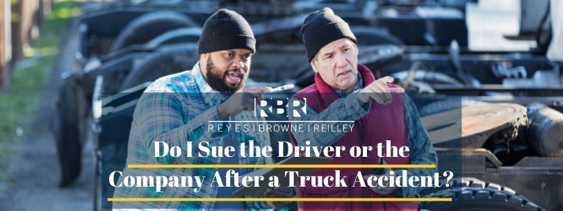 Do I Sue the Driver or the Company After a Truck Accident?