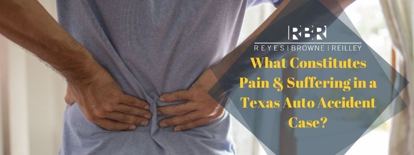 What constitutes pain and suffering in a Texas auto accident case