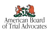 Logo of the American Board of Trial Advocates.