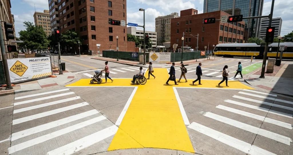 Dallas Invests Millions to Put Pedestrian Safety First