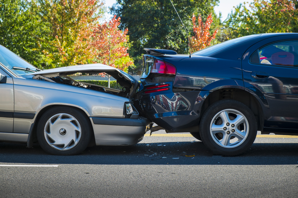 Photo of a Rear-end Accident