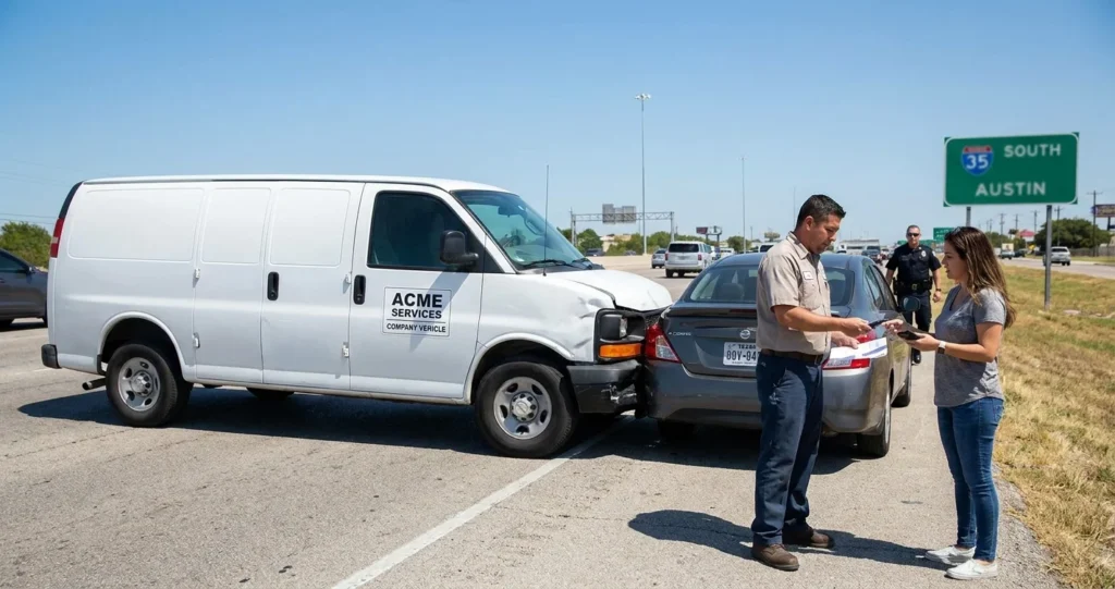 What Is the Average Settlement If You’re Hit by a Company Vehicle in Texas?