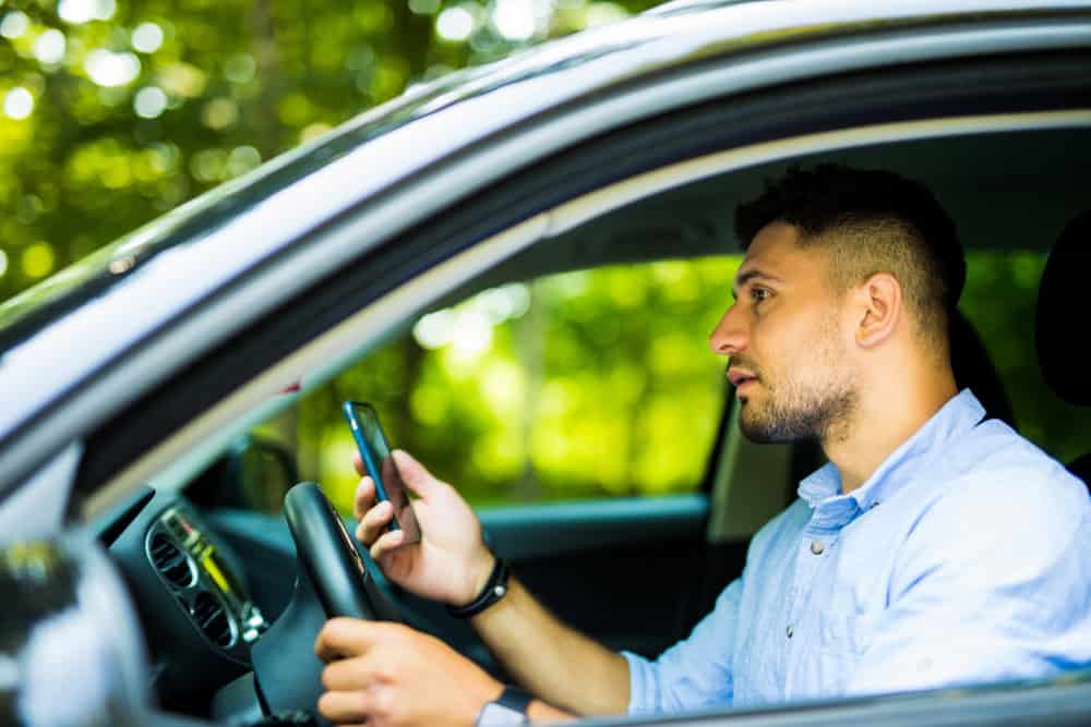 Photo of a Driver on the Phone