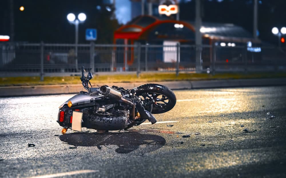 Motorcycle Accident Photo of a Motorcycle Accident