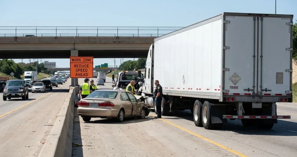 Accidentes de camión por exceso de velocidad y manejo agresivo en Texas