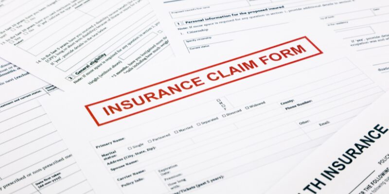 Insurance claim form