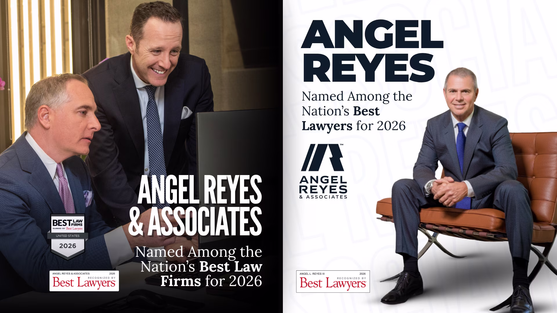 Angel Reyes & Associates Recognized in 2026 Best Lawyers in America and Best Law Firms Rankings