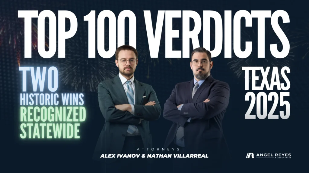 Angel Reyes & Associates Earns Two Spots on Texas’ Top 100 Jury Verdicts of 2025