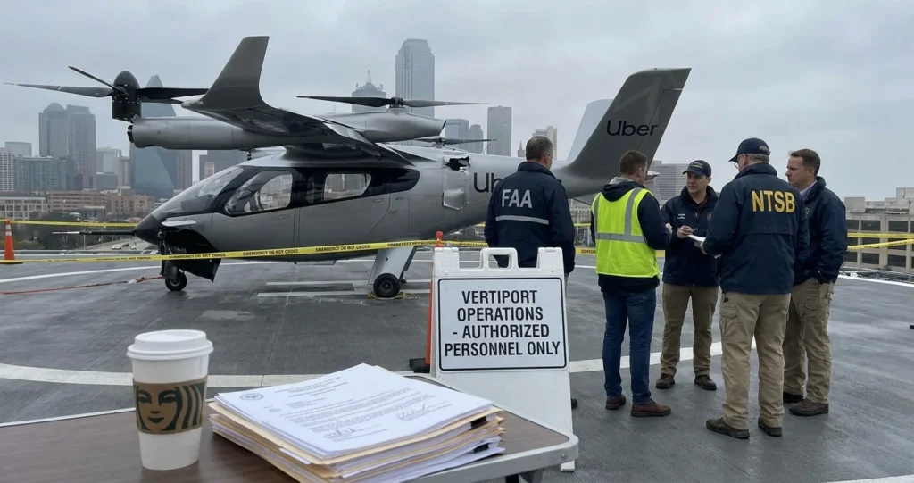 Who Is Liable After an Uber-Branded Air Taxi Crash in Texas?