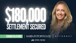 Attorney Maria Fotopoulou Secures $180,000 Settlement After 18-Wheeler Strikes Client in Parking Lot