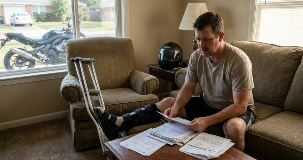 Common Motorcycle Accident Injuries in Texas