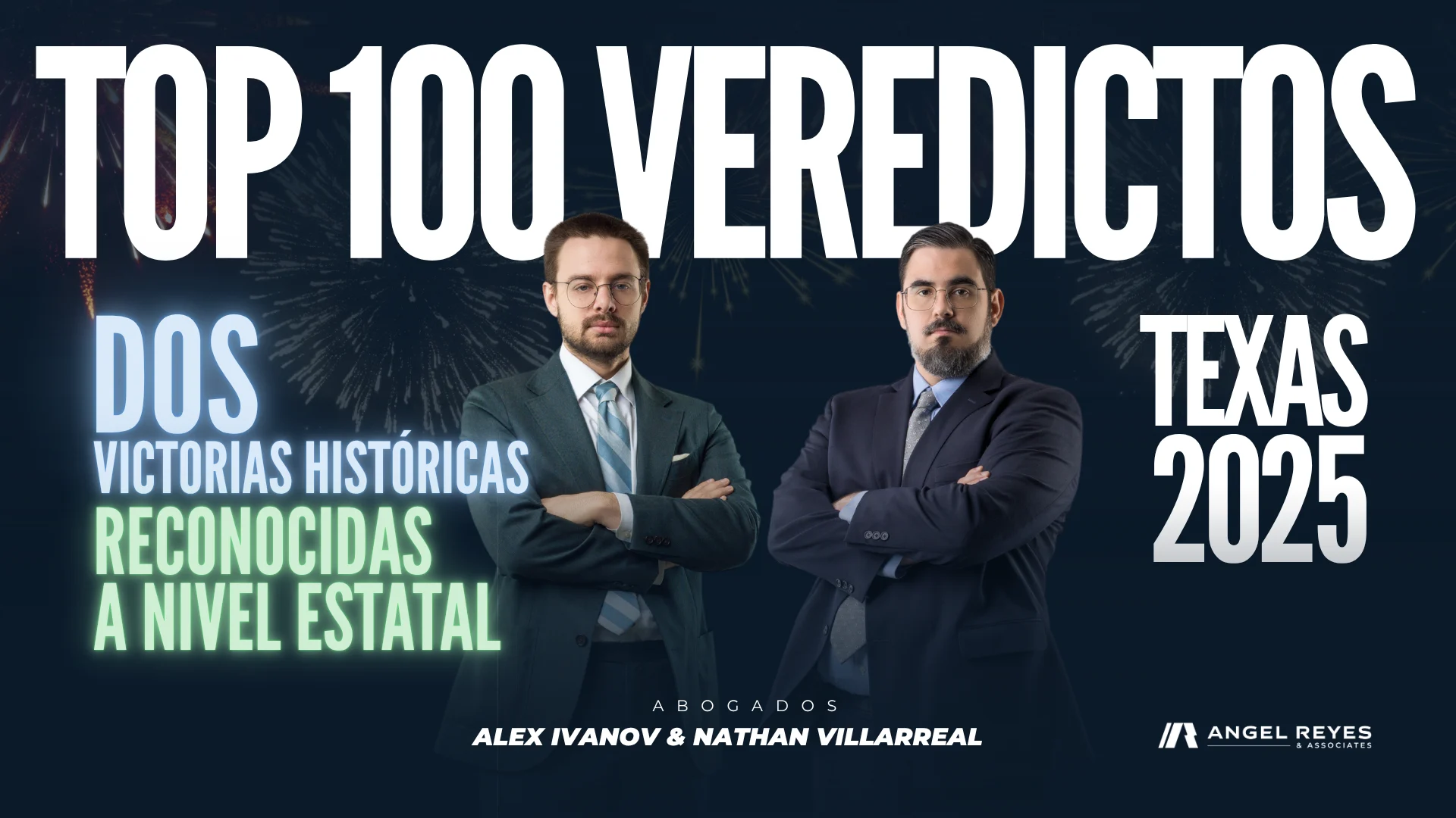 Top 100 veredictos 2025 con abogados Alex Ivanov y Nathan Villarreal