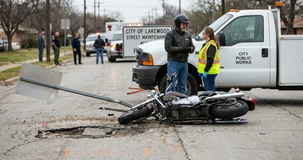 Can You Sue a City for a Motorcycle Accident in Texas?