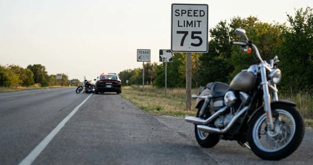 How Speeding Affects Motorcycle Accident Claims in Texas