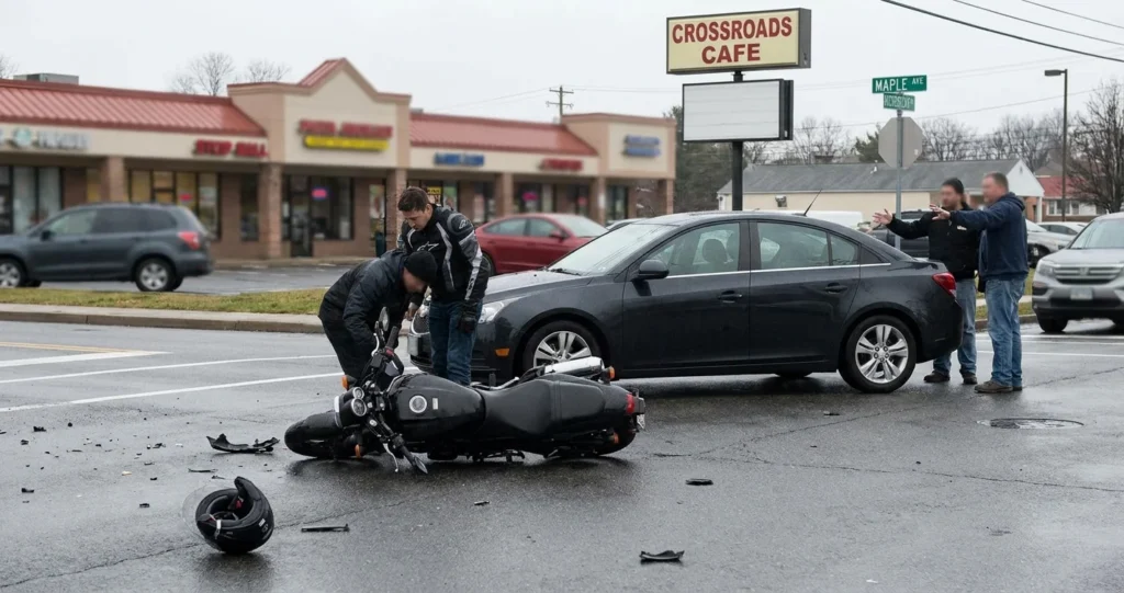 Who Is Liable for Left-Turn Motorcycle Accidents?