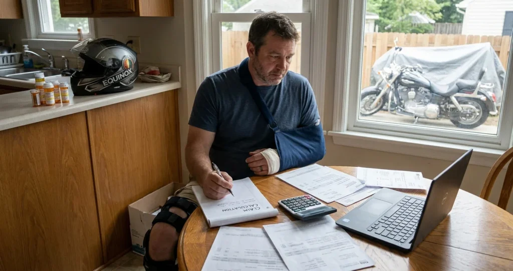 Can You Claim Lost Wages After a Motorcycle Accident in Texas?
