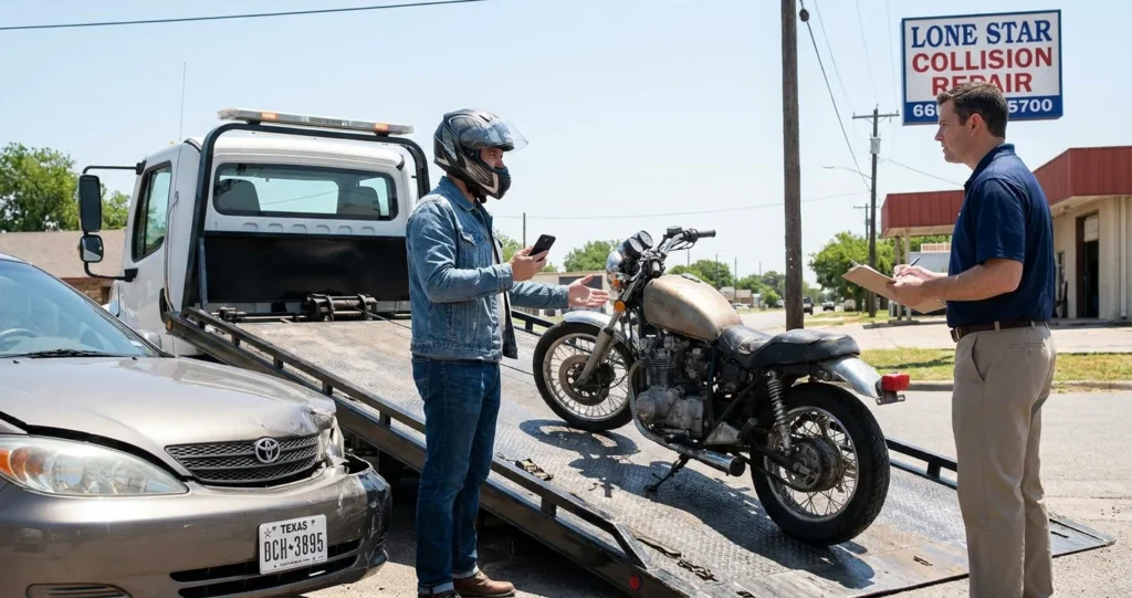How to File a Motorcycle Property Damage Claim in Texas