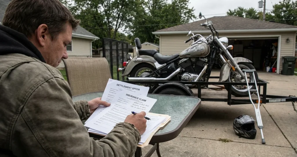 Should You Accept the First Settlement Offer After a Motorcycle Accident?