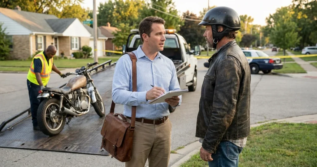 What Does a Motorcycle Accident Lawyer Do?