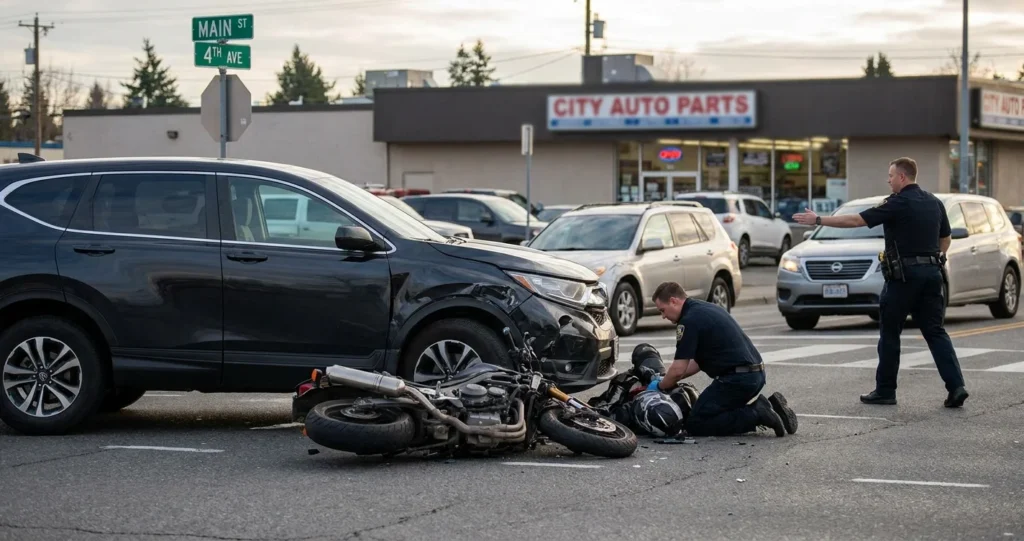 Where Do Most Motorcycle Accidents Occur?