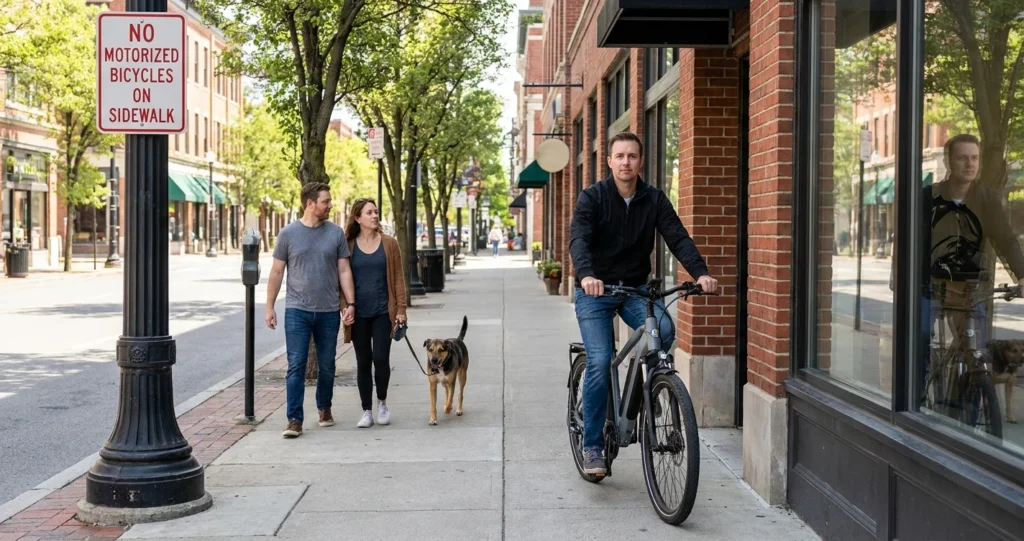 Can You Ride an E-Bike on the Sidewalk in Texas?