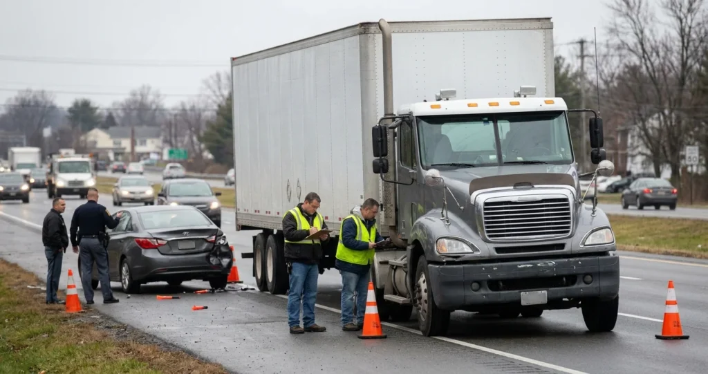 How Commercial Insurers Investigate Truck Accidents