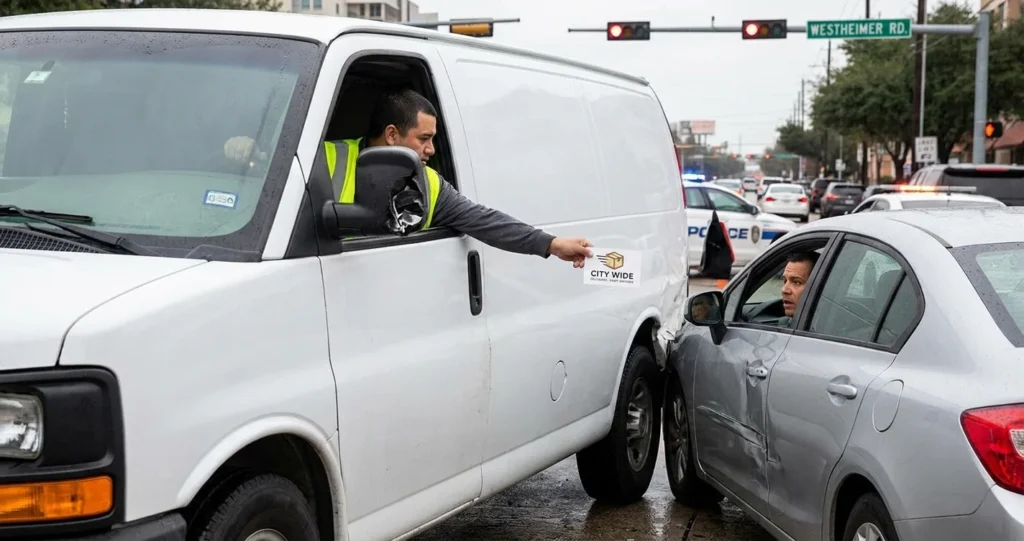 Who Pays After a Delivery Van or Fleet Vehicle Crash in Texas?