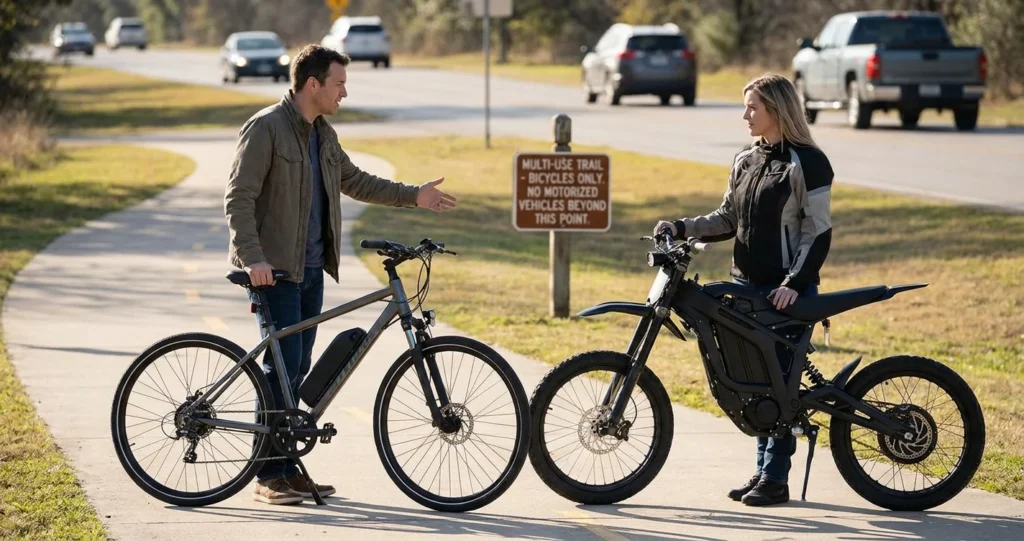 The Difference Between an E-Bike and an E-Moto in Texas