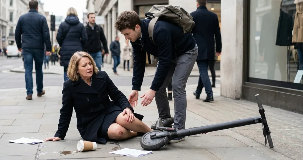 Were You Hit by an E-Scooter as a Pedestrian?
