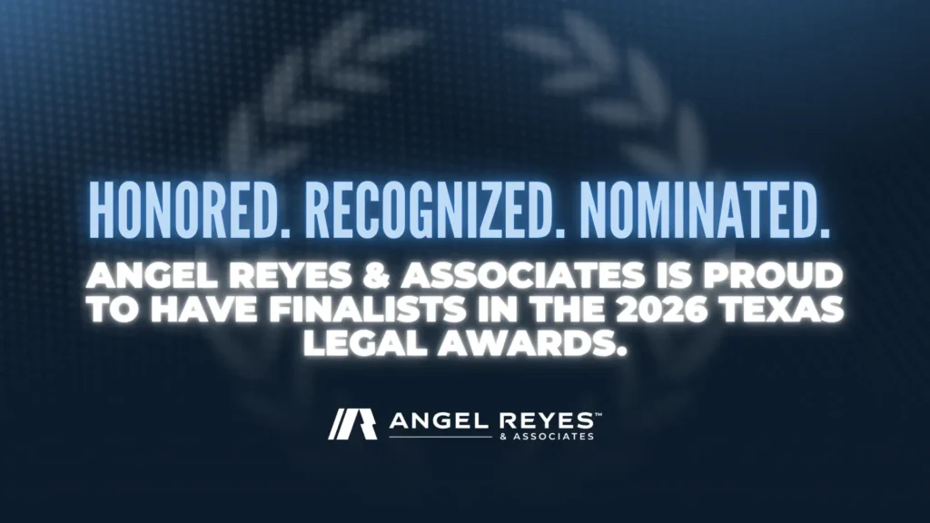 Four Angel Reyes & Associates Team Members Named 2026 Texas Legal Awards Finalists