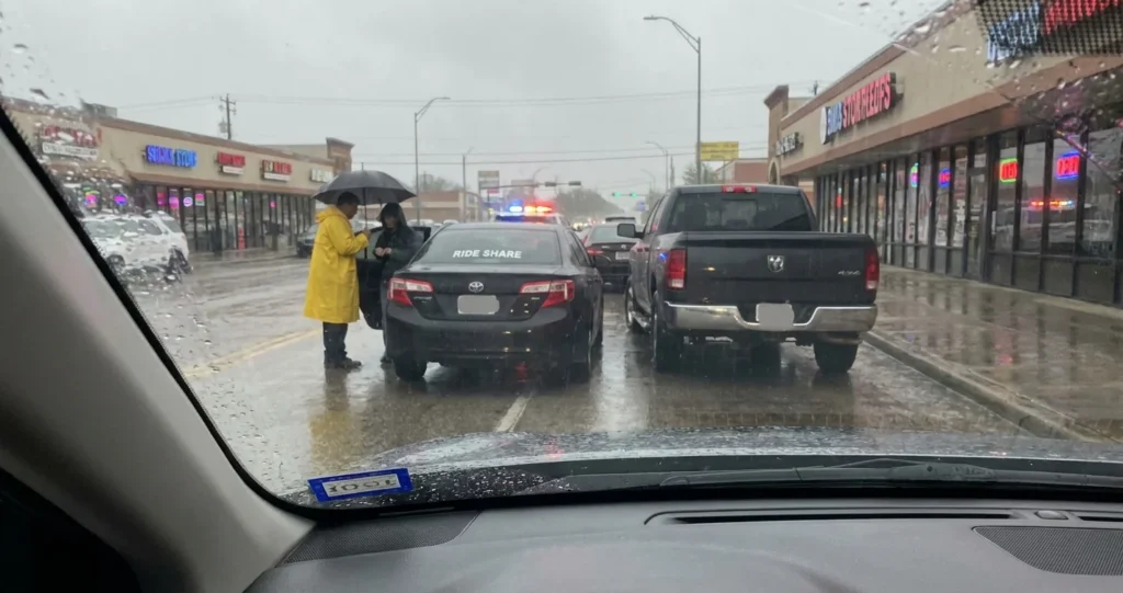 Rideshare Accidents in Bad Weather in Texas