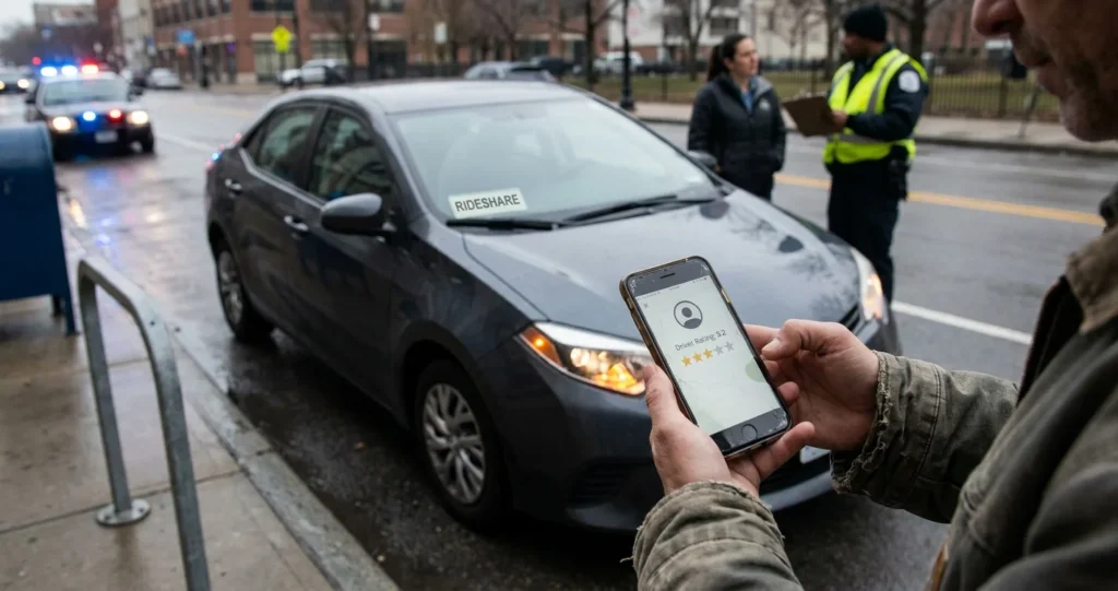Uber Driver Ratings as Accident Evidence
