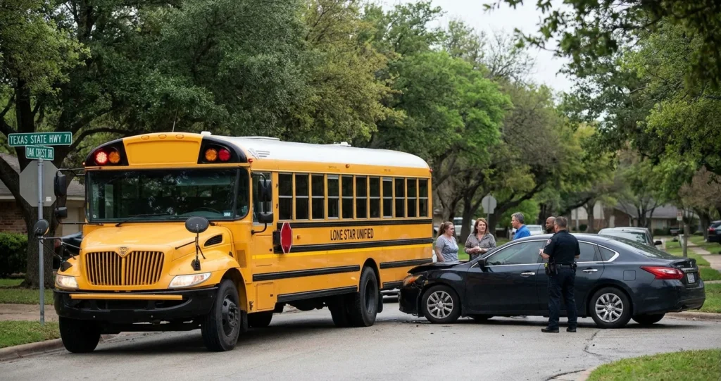 Who Is Responsible for a School Bus Accident in Texas?