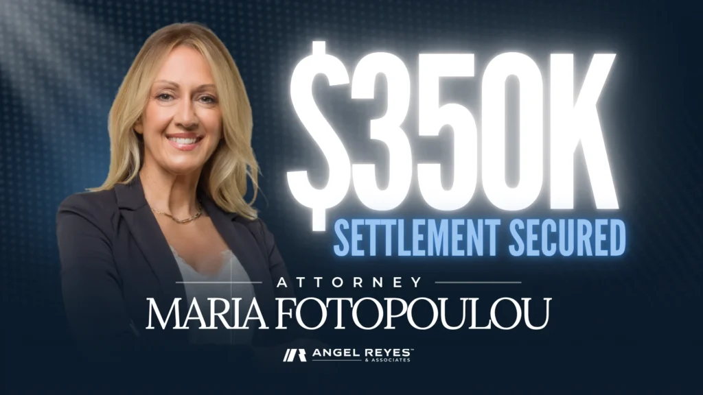 Attorney Maria Fotopoulou Secures $350,000 Settlement in Three-Car Rear-End Collision