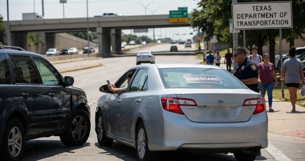 Distracted Rideshare Driver Accidents in Texas