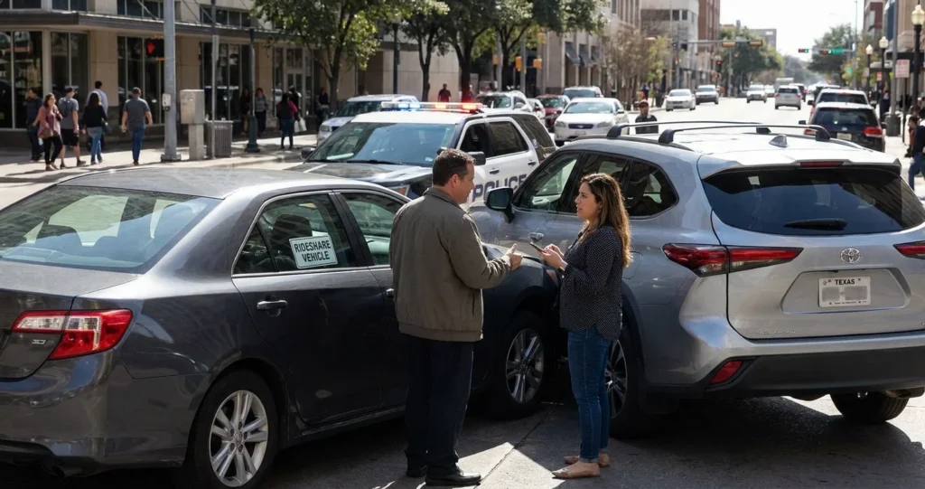Who Pays for Damages in a Rideshare Accident in Texas?