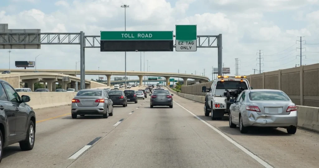 ¿Tuviste un choque en una autopista de peaje de Houston? Esto es lo que debes saber sobre operadores, reportes y reclamos