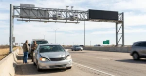 ¿Cómo responden las autoridades de Texas a un reclamo por accidente en autopista de peaje?