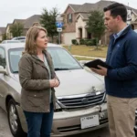 A driver and her insurer discuss how she can sue for UIM benefits