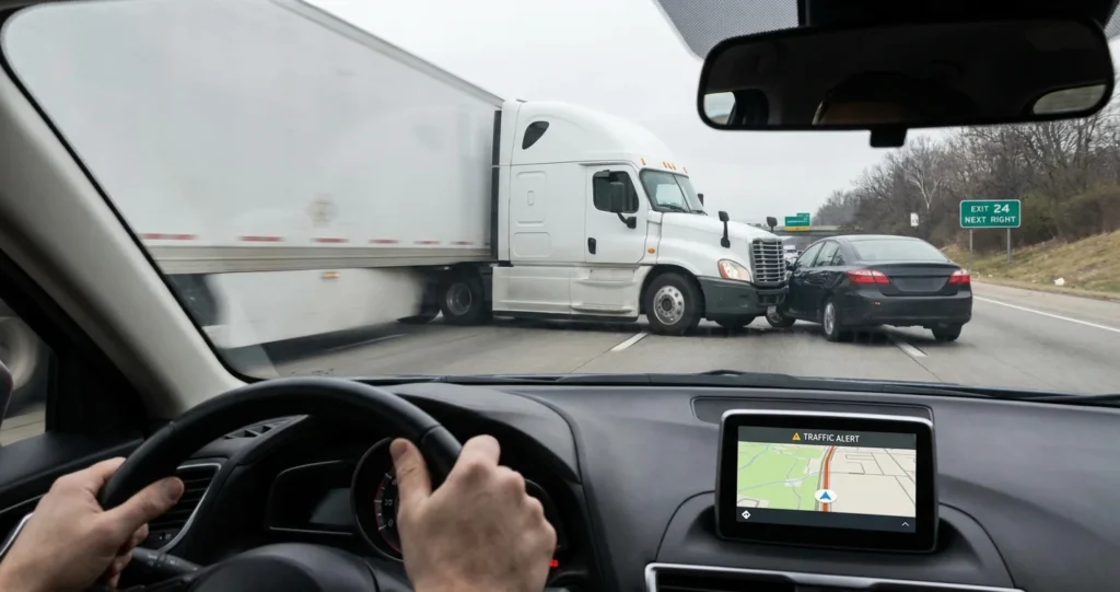 Should the Truck Have Had a Blind Spot Camera?