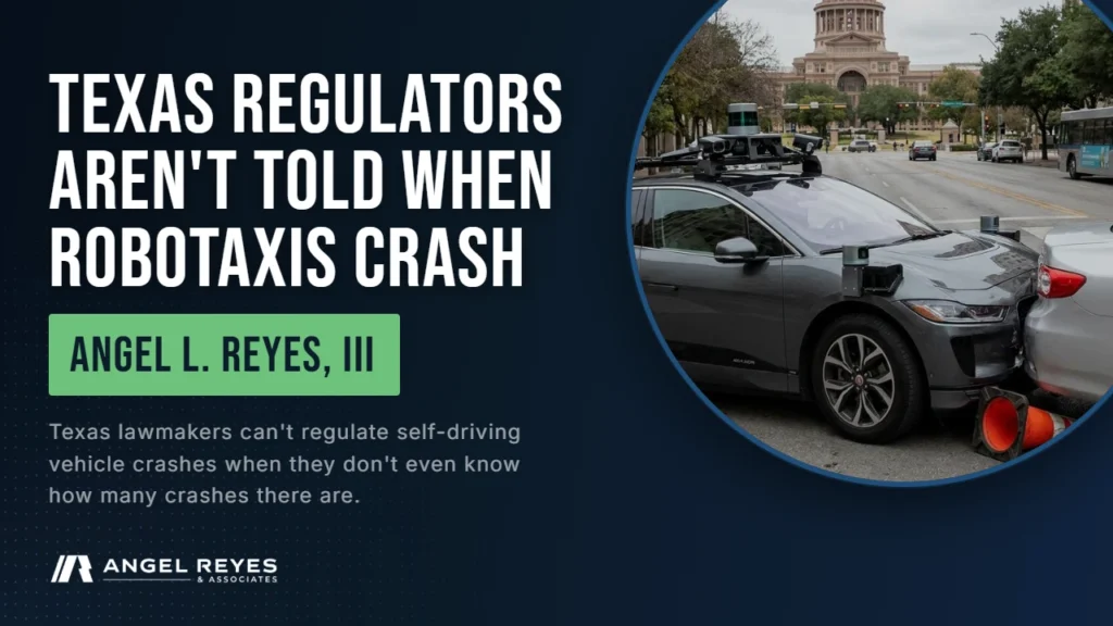 Texas Regulators Aren’t Told When Robotaxis Crash