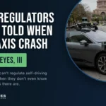 Hero image: Texas regulators aren't told when robotaxis crash.