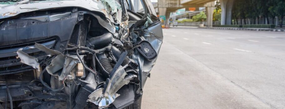 Photo of a Damaged Car